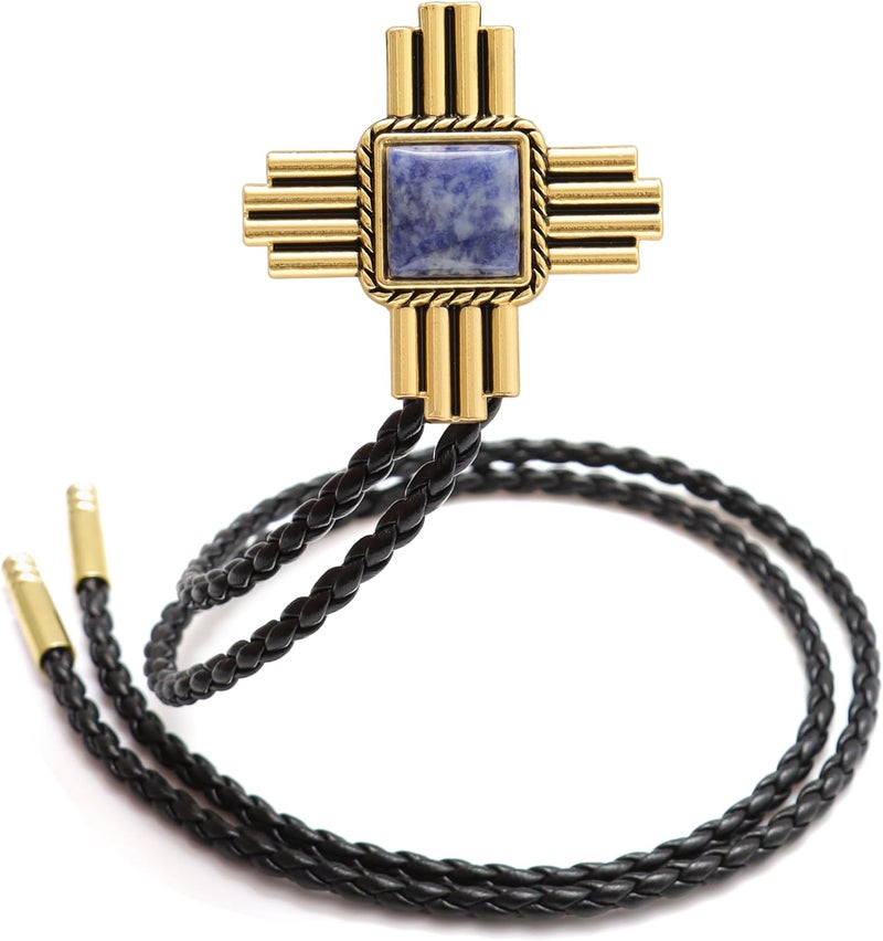 Wentur Stone Bolo Ties for Men Western - Vintage Cowboy Bolo Tie for Women Western Costume Accessories - Image 1